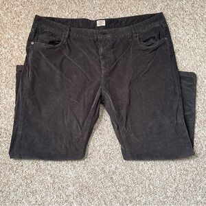 Faherty Men's Gray/Black Corduroy Pants 42